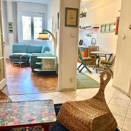 Cozy Art Flat Downtown Buda Apartament Budapesta